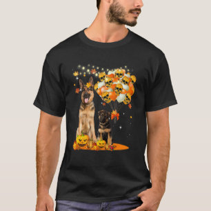 T-shirt Sorcière Berger Allemand Halloween Animal Mignon