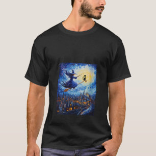 T-shirt Sorcière Chambres Halloween Starry Night Van Gog