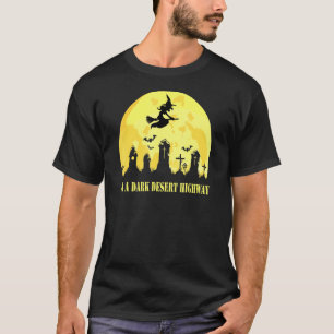 T-shirt Sorcière Chambres Sur Un Hall D'Autoroutes Du Dése