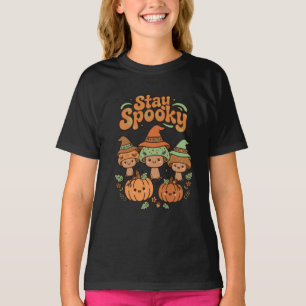 T-shirt Sorcière Champignon Spooky Automne Cottagecore Boh