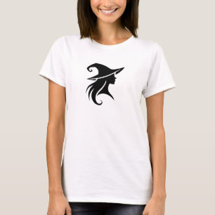 T-shirt Sorcière chapeau noir Wiccan Halloween 