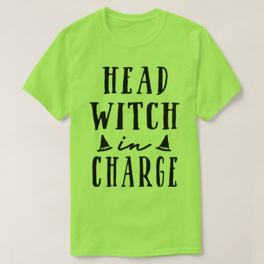 T-shirt Sorcière chef responsable (Design devant)