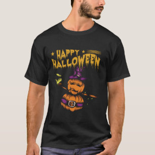 T-shirt Sorcière citrouille Zombies Candy Magie Spell Happ