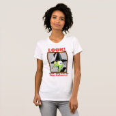 T-shirt sorcière dans le miroir (Devant entier)