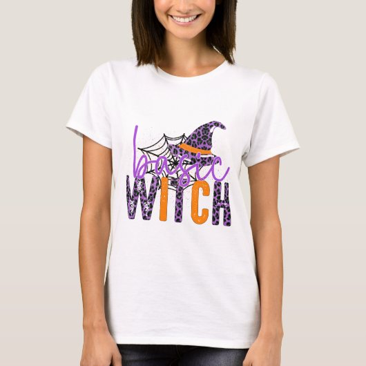 T-shirt Sorcière de base - Halloween (Devant)