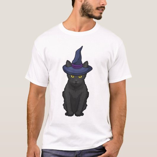T-shirt Sorcière de chat (Devant)