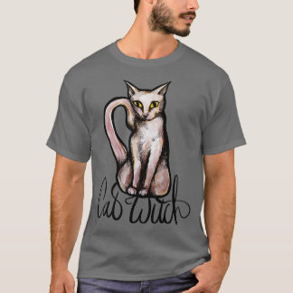 T-shirt Sorcière de chat
