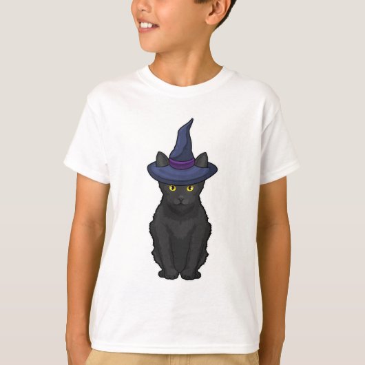 T-shirt Sorcière de chat (Devant)