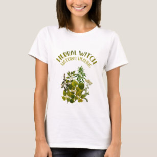 T-shirt Sorcière de fines herbes - guérison naturelle,