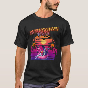 T-shirt Sorcière de Flamant rose de sorcière de Summerween