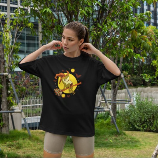 T-shirt Sorcière de grenouille d'Halloween