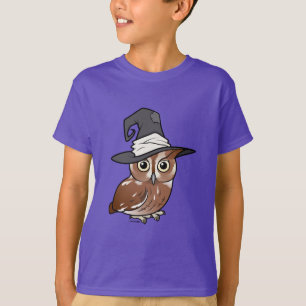 T-shirt Sorcière de hibou de cri strident de Birdorable