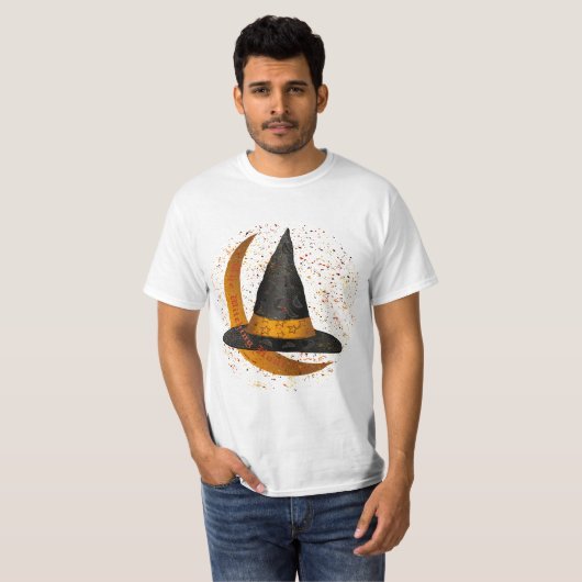 T-shirt Sorcière de l'heure de sorcière (Devant entier)