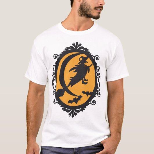T-shirt Sorcière d'Halloween (Devant)