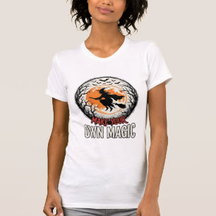 T-shirt Sorcière d'Halloween possède un design de maillot