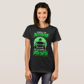 T-shirt Sorcière drôle d'Halloween en néon vert (Devant entier)