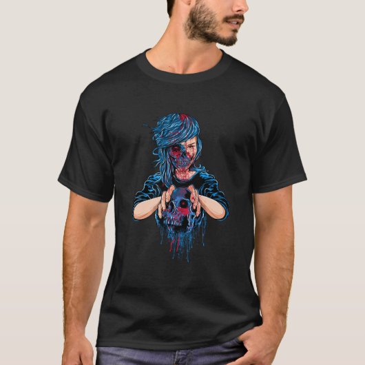 T-shirt sorcière effrayante (Devant)