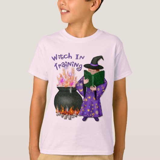 T-shirt Sorcière en formation (Devant)
