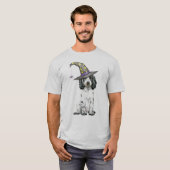 T-shirt Sorcière Espagnol Cocker anglais (Devant entier)