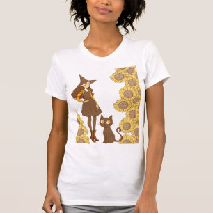 T-shirt “Sorcière et Chat Bella+Canvas Femme Slim Fit Tee”