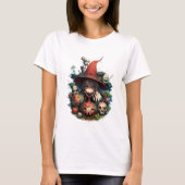 T-shirt sorcière et citrouille (Devant)