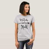 T-shirt Sorcière Et Une Moitié (Devant entier)