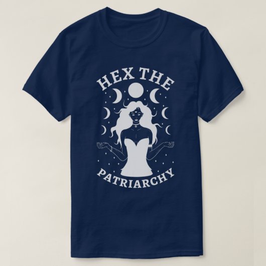 T-shirt Sorcière féministe Combattre Le Patriarcat Hex Le  (Design devant)