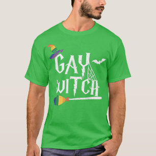 T-shirt Sorcière gay LGBTQ Fierté gay Lesbienne Drôle Hall