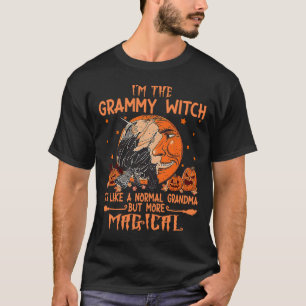 T-shirt Sorcière Grammy C'est comme une grand-mère normale