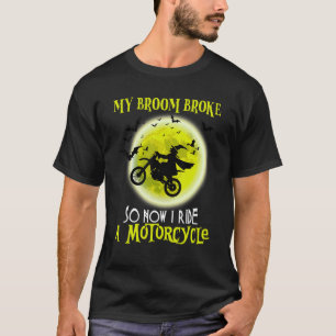T-shirt Sorcière Halloween Mon Balcon A Cassé Donc Je Marc