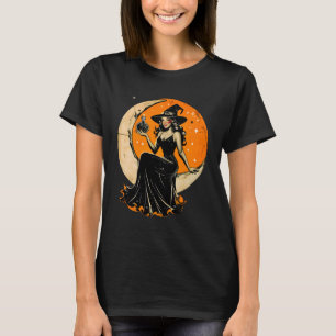 T-shirt Sorcière - Halloween Vintage