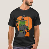 T-shirt Sorcière Hilarieuse Halloween Love (Devant)