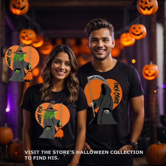 T-shirt Sorcière Hilarieuse Halloween Love