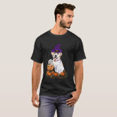 T-shirt Sorcière Labrador Halloween (Devant entier)