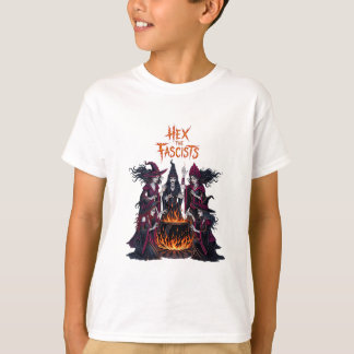 T-shirt Sorcière libérale effrayante d'Halloween Anti Trum