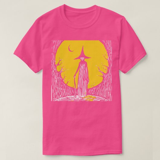 T-shirt Sorcière Linocut 3 (Design devant)