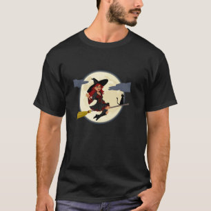 T-shirt Sorcière Mignonne Halloween