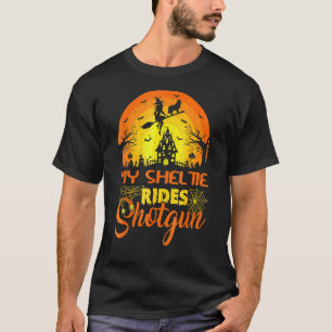 T-shirt Sorcière Mon Abri Marche Shotgun Halloween
