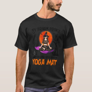 T-shirt Sorcière Mon Balai Cassa Ainsi Maintenant Je Monte