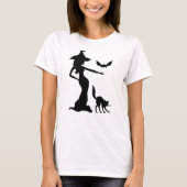 T-shirt Sorcière noire (Devant)