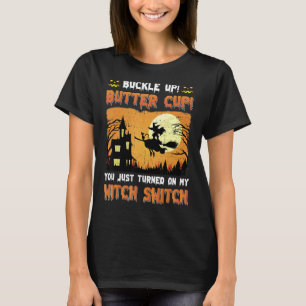 T-shirt Sorcière que tu viens d'allumer mon interrupteur s