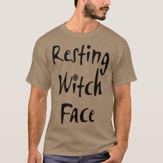 T-shirt Sorcière Repose Face Drôle Wiccan Pagan Cheeky Sor