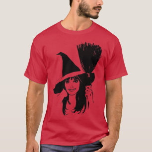 T-shirt Sorcière rétro Halloween