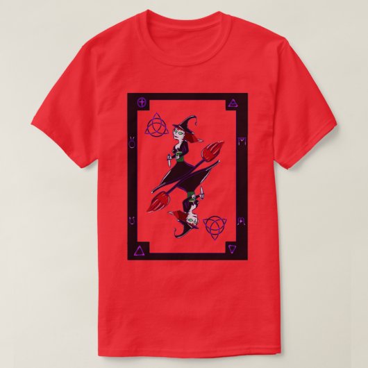 T-shirt Sorcière rouge 1 (Design devant)