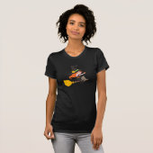 T-shirt Sorcière rousse mignonne (Devant entier)