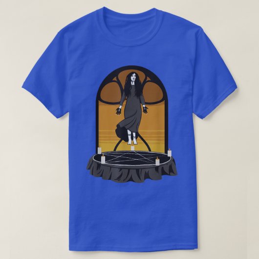 T-shirt Sorcière satanique occulte (Design devant)