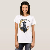 T-shirt Sorcière sur la Lune (Devant entier)