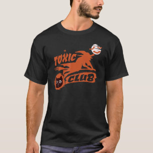 T-shirt Sorcière Toxique Du Club D'Halloween Avec Chat Eff