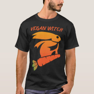 T-shirt Sorcière végane lapin carotte droits des animaux