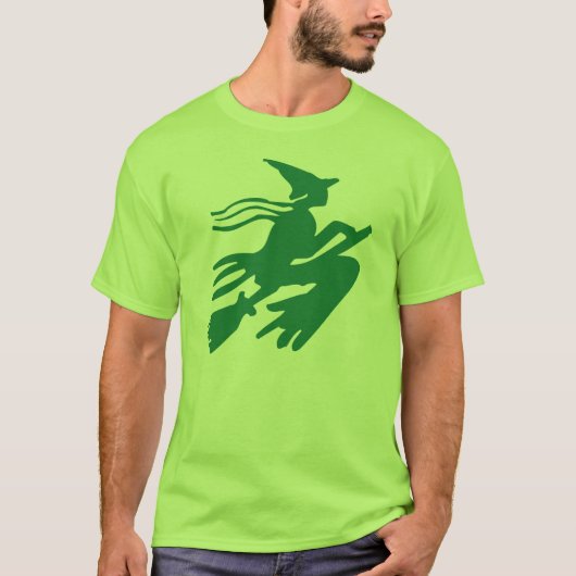 T-shirt Sorcière verte (Devant)